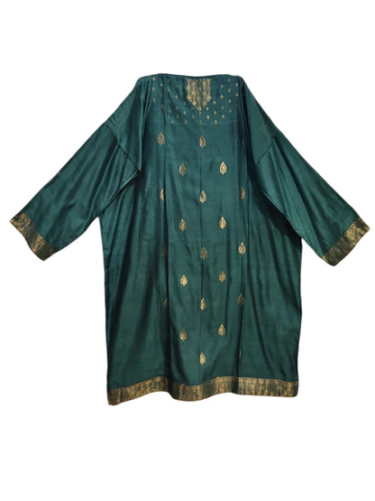 Semi Stitched Chanderi Formal Suitset