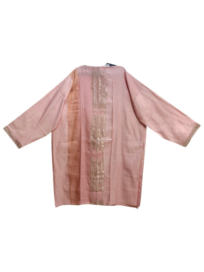 Semi Stitched Chanderi Formal Suitset