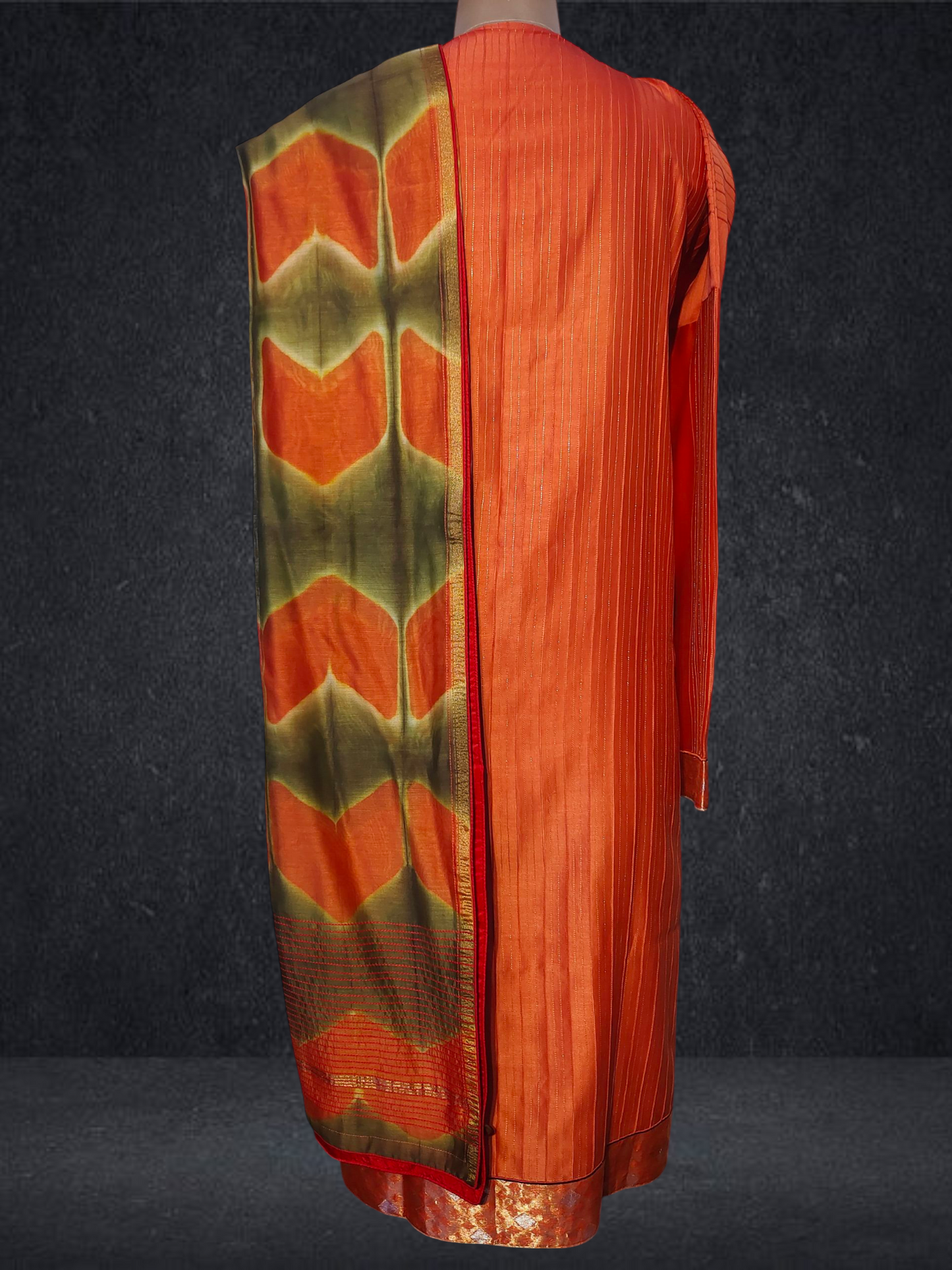 Semi Stitched Formal chanderi Suitset VISHAL KAPUR