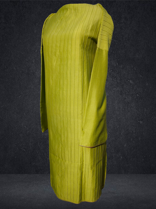 Semi Stitched Chanderi kurta