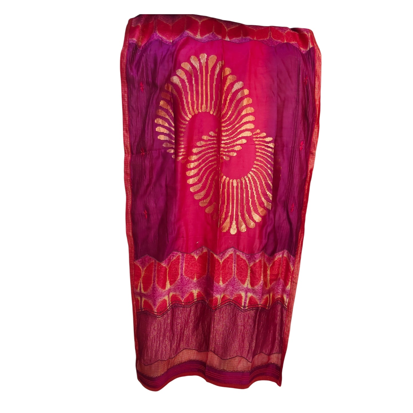 Semi Stitched Chanderi Formal Suitset