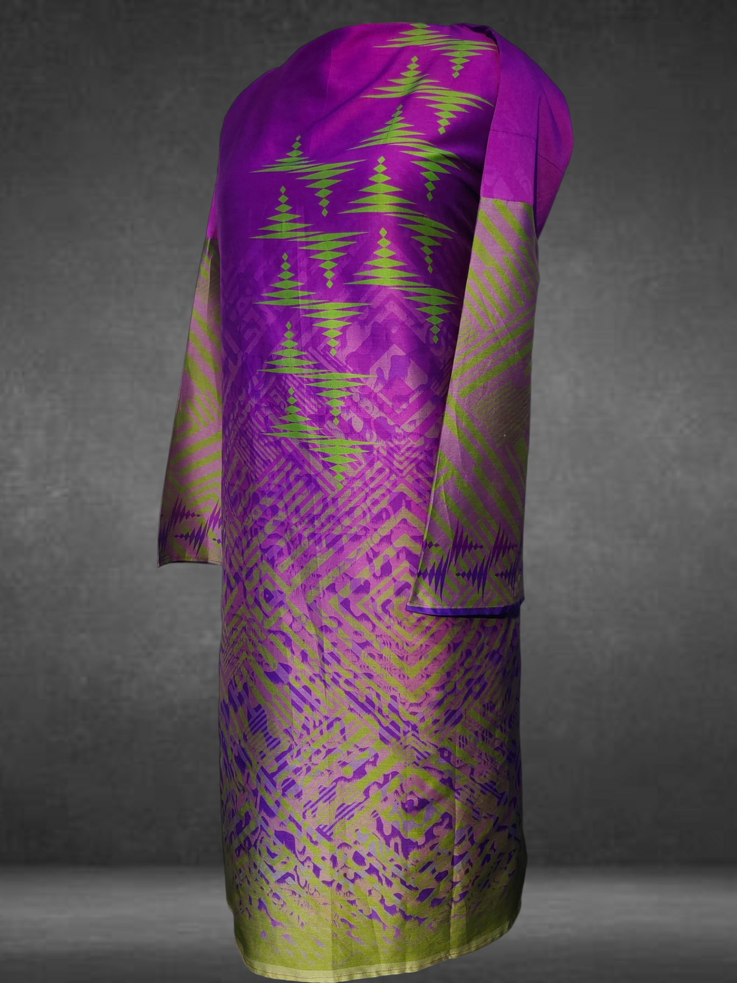 Semistitched Chanderi Casual kurta