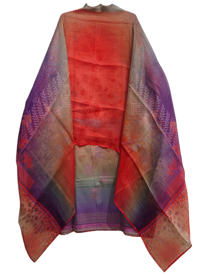 Semi Stitched Cotton Casual Suitset