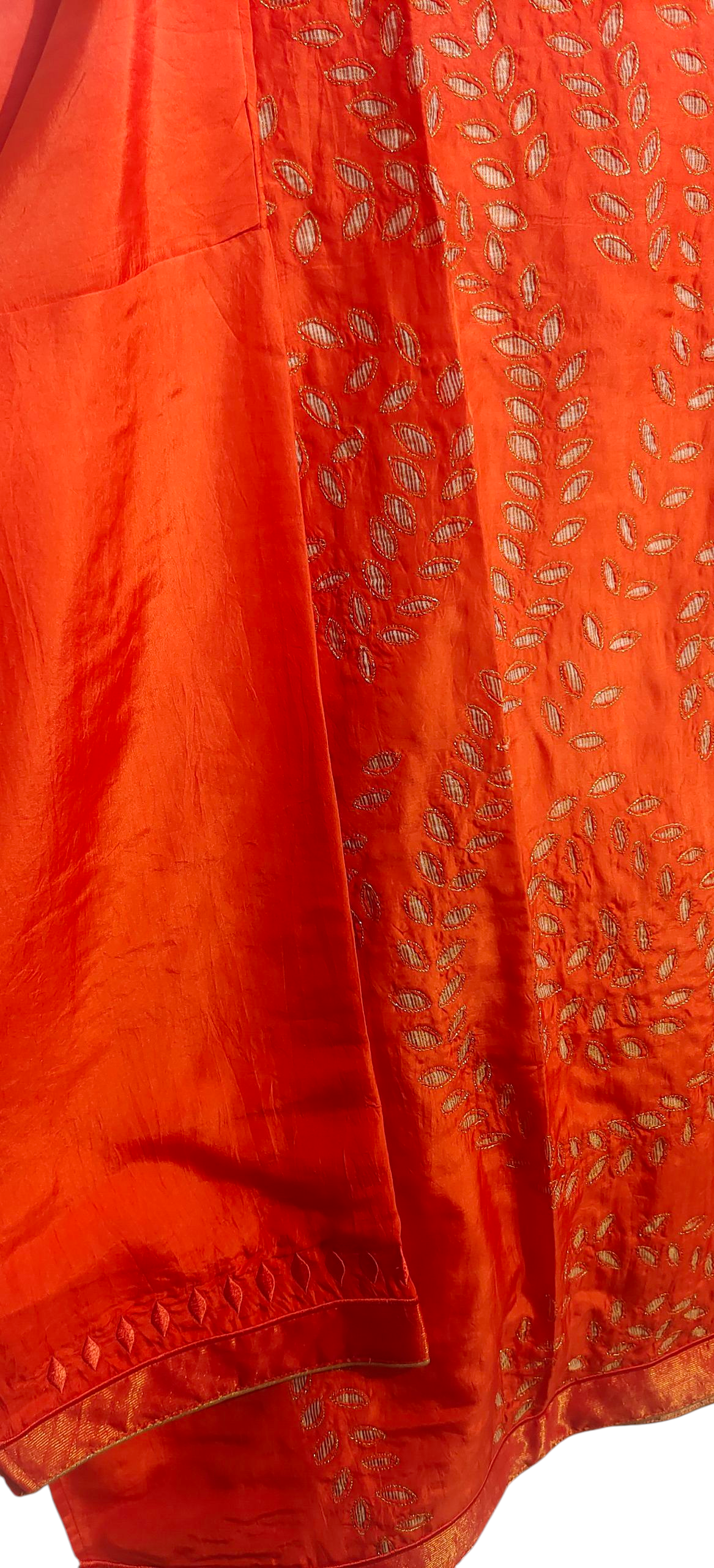 Formal chanderi Embroidered Indowestern set