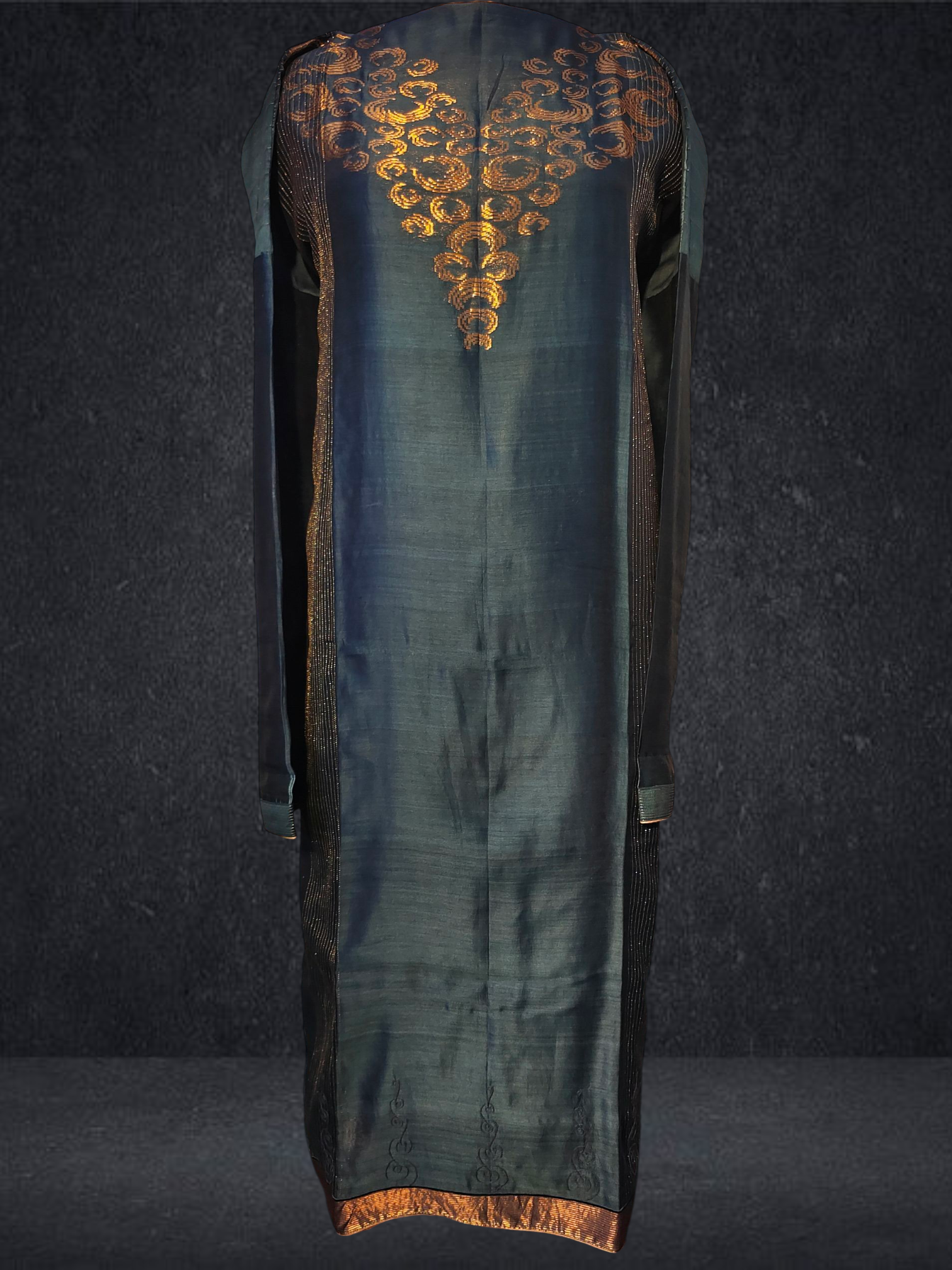 Semi Stitched Formal chanderi Kurta VISHAL KAPUR