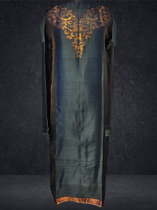 Semi Stitched Formal chanderi Kurta VISHAL KAPUR