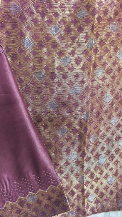 Semi Stitched Chanderi Ɓlouse