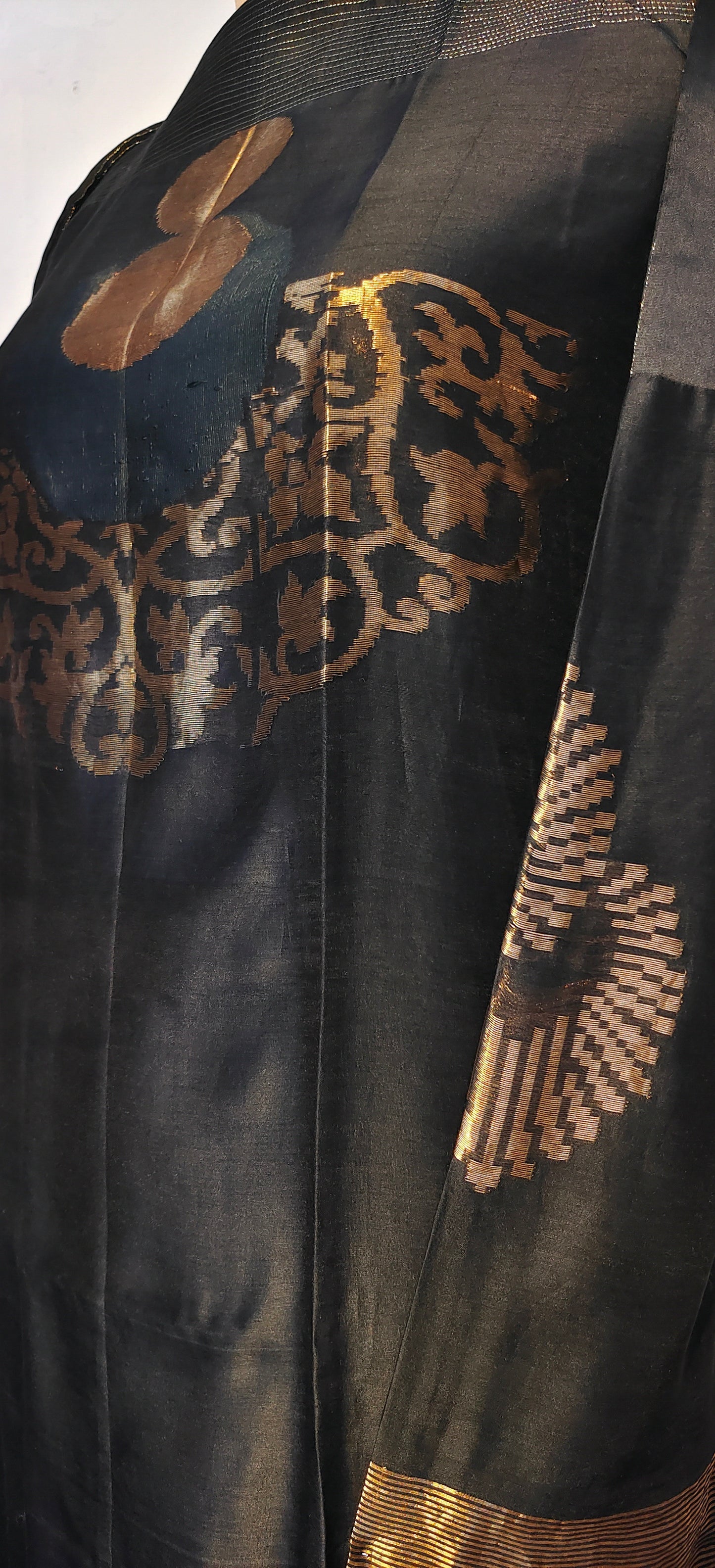 Semi Stitched Formal chanderi Kurta