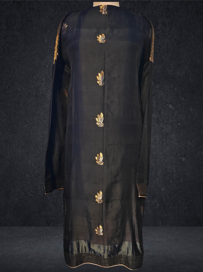 Semi Stitched Formal chanderi Suitset VISHAL KAPUR