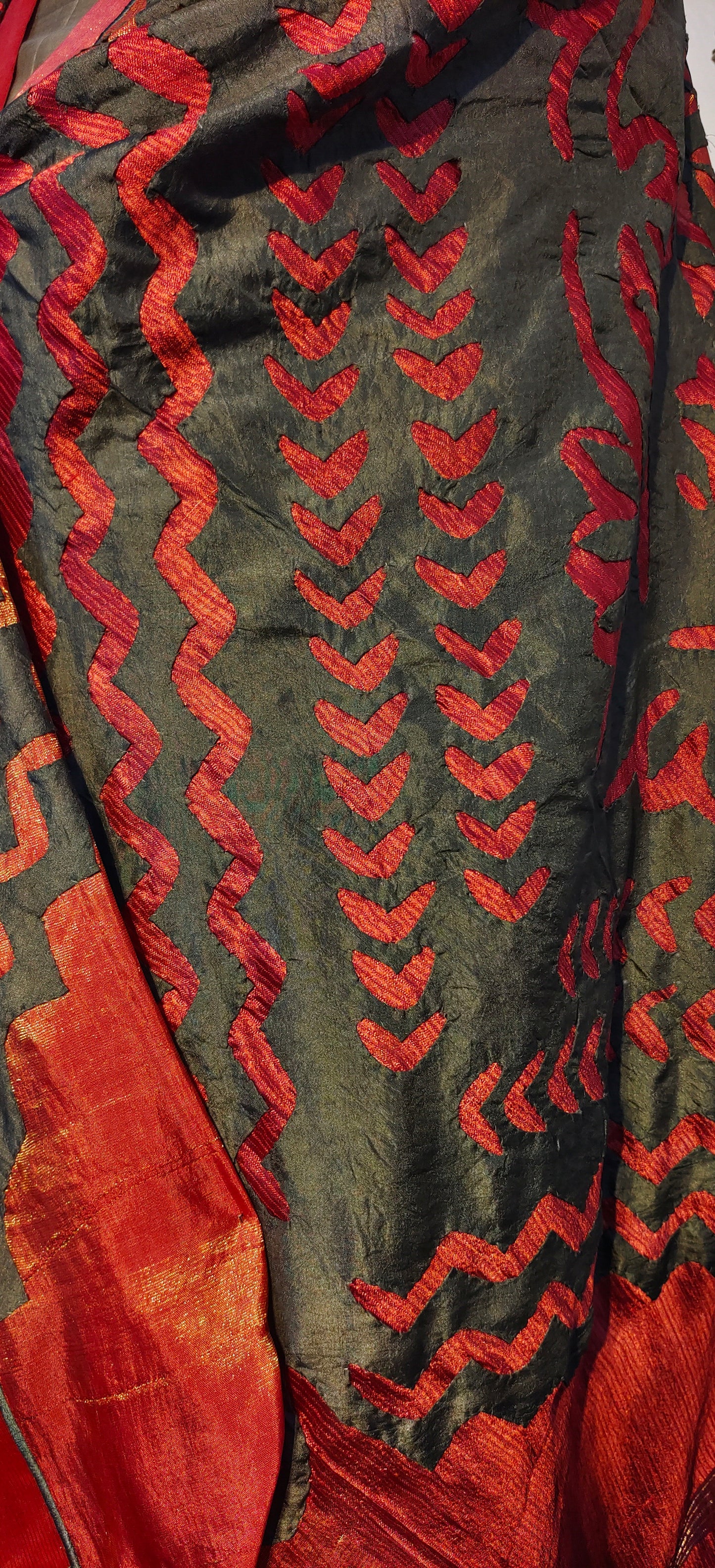 Semi Stitched Formal chanderi Suitset