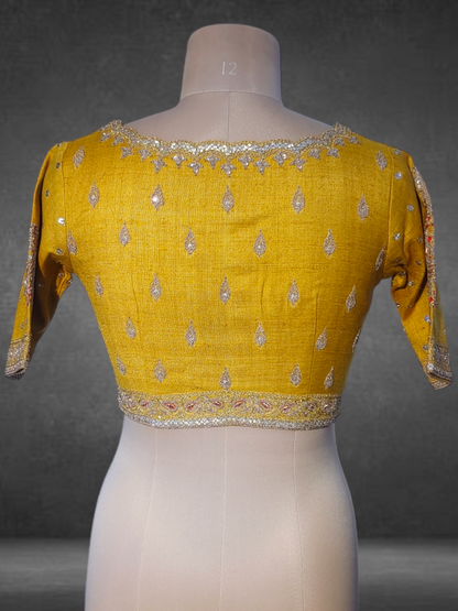 Stitched Chanderi Embroidered Formal Ɓlouse