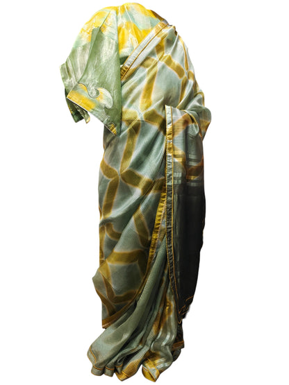 Formal Silk Shibori Saree