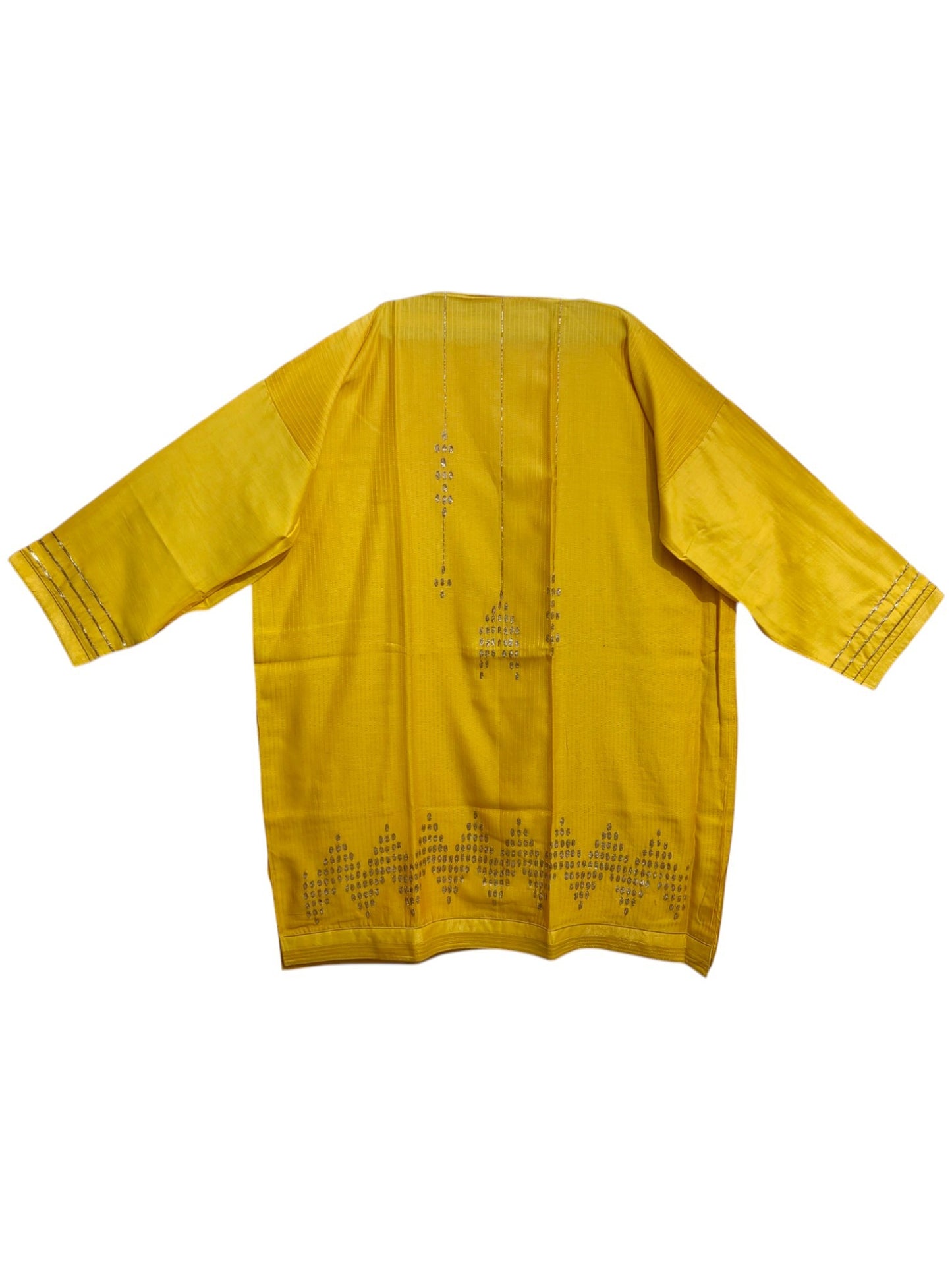 Semi Stitched Chanderi Formal Suitset