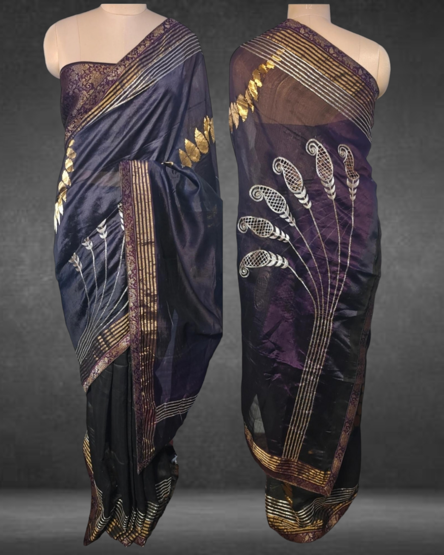 Formal Silk Saree (VKSRJUN199s) - VISHAL KAPUR