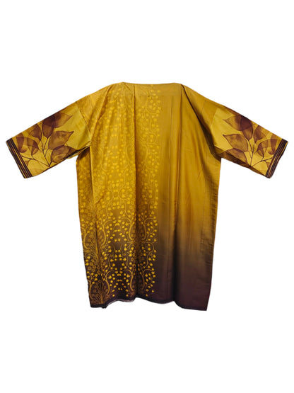 Semi Stitched Chanderi Casual suitset