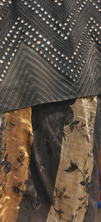 Indowestern chanderi formal coordset