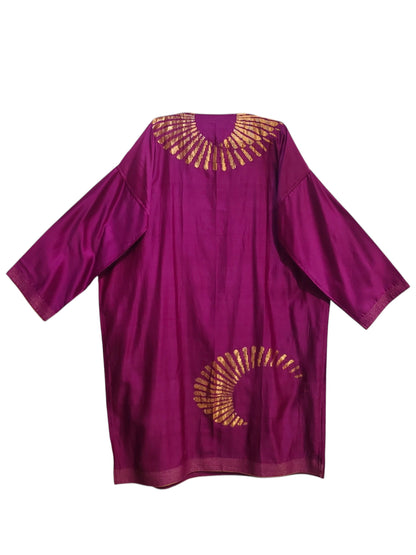 Semi Stitched Chanderi Formal Suitset