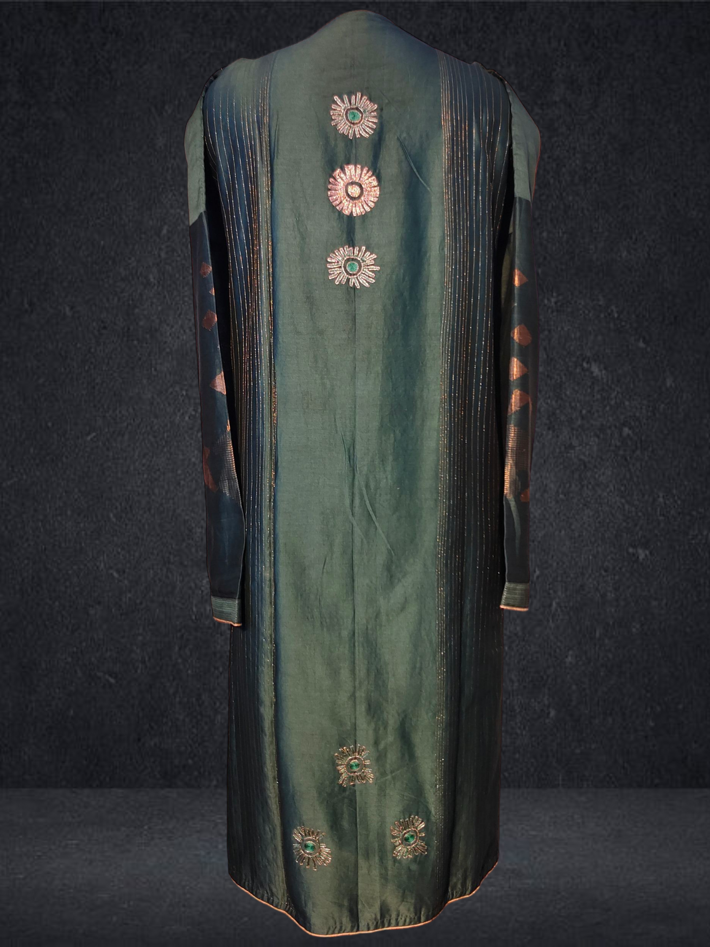 Semi Stitched Formal chanderi Kurta