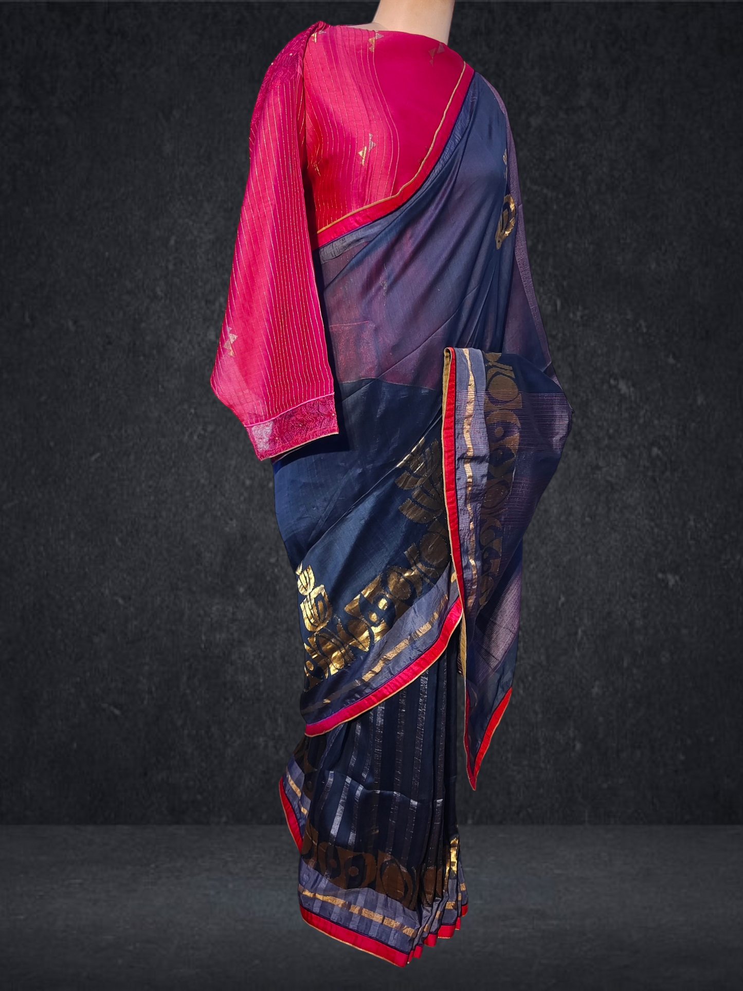 Formal Chanderi Zari Woven Saree