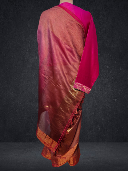 Formal Chanderi Zari Woven Saree