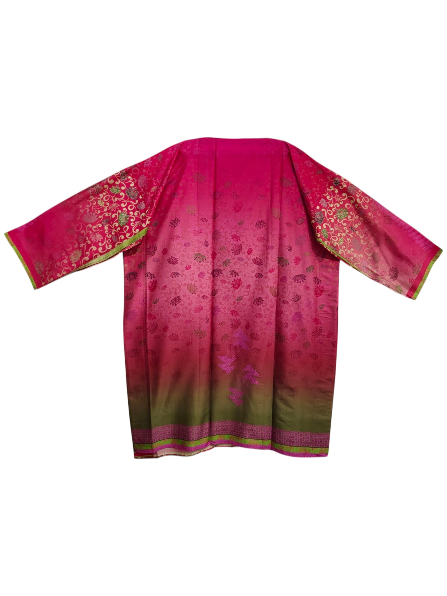 Semi Stitched Chanderi Casual Suitset