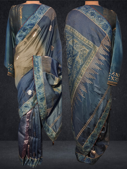 Formal Silk Ajrakh Saree