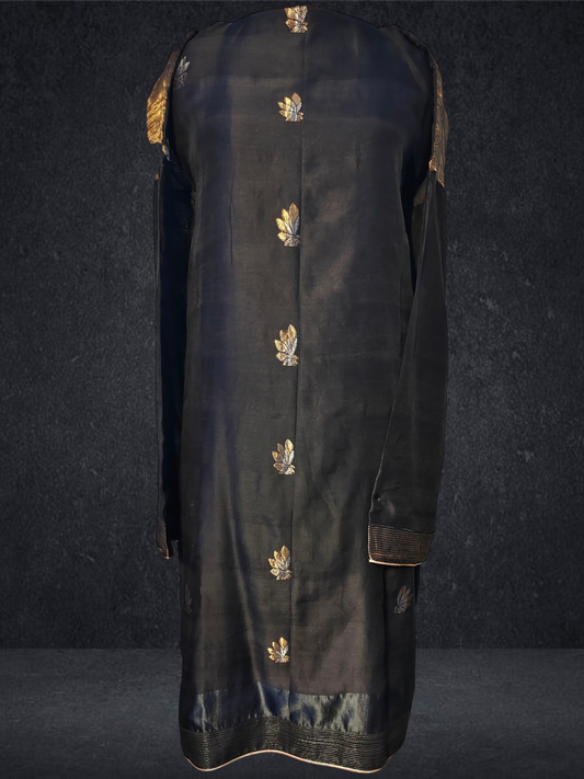 Semi Stitched Chanderi kurta VISHAL KAPUR