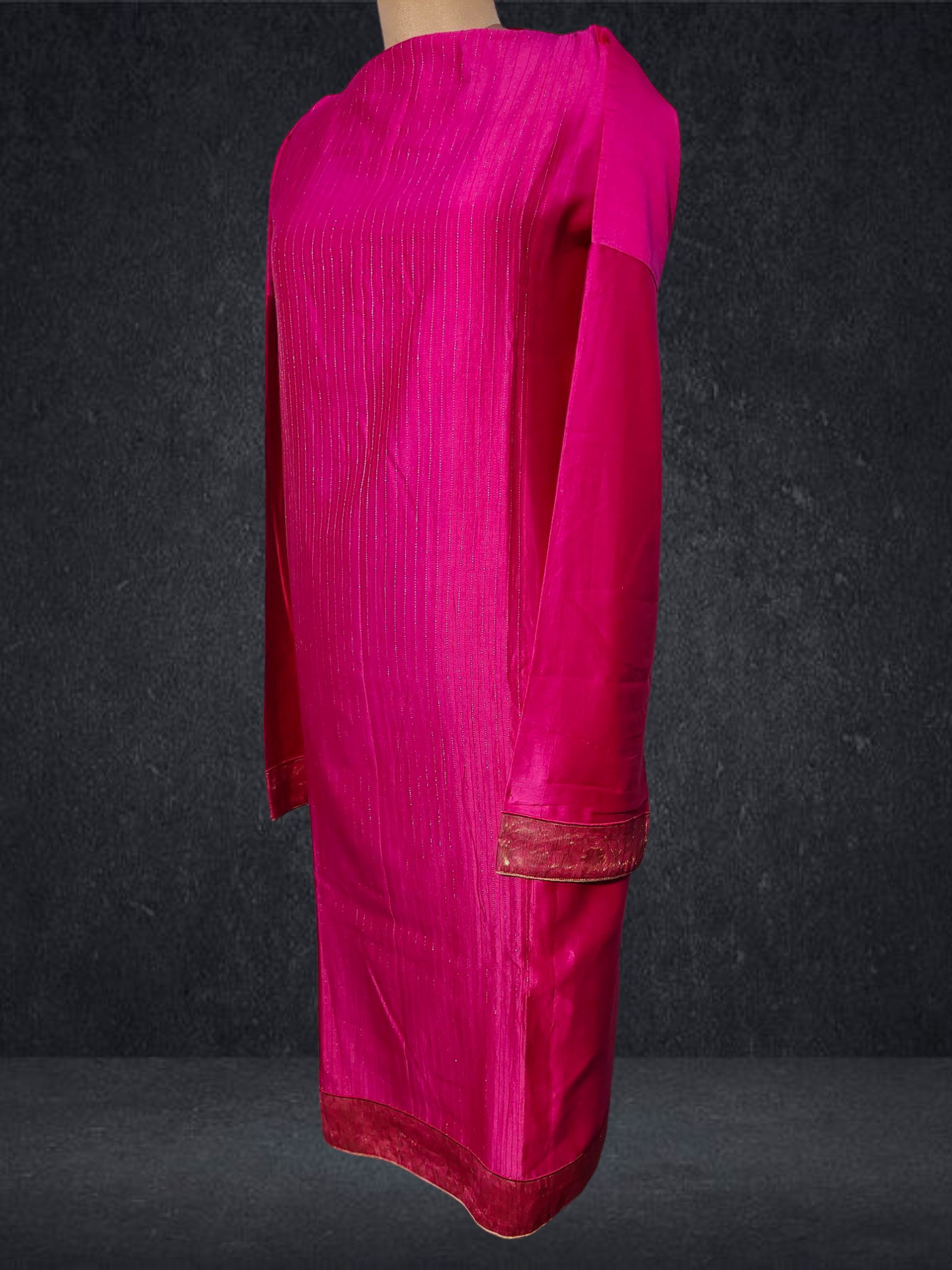 Semi Stitched Chanderi kurta VISHAL KAPUR