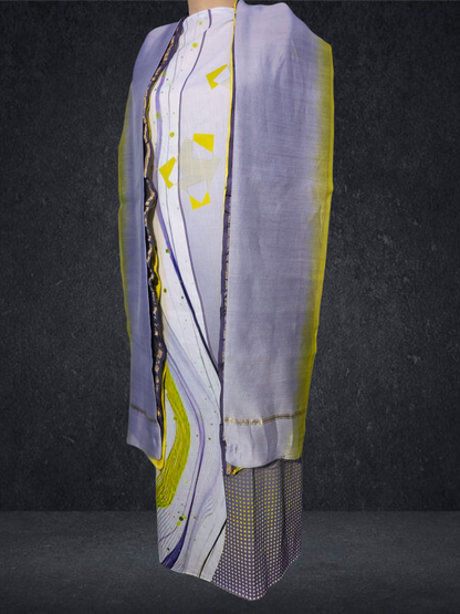 Semi Stitched Cotton Casual Suitset