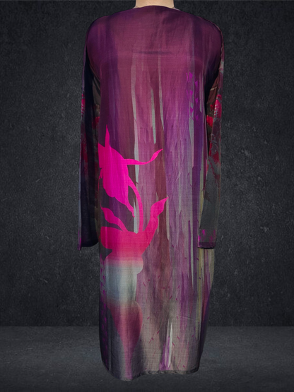Semi Stitched Chanderi Kurta VISHAL KAPUR