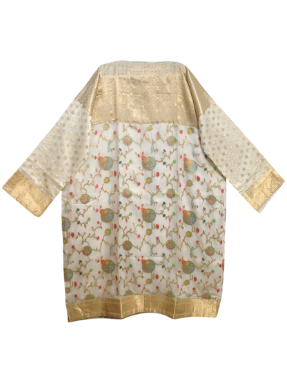 Semi Stitched Formal chanderi Suitset