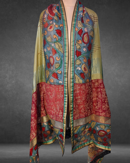 Semi Stitched Formal Chanderi Dupatta VISHAL KAPUR