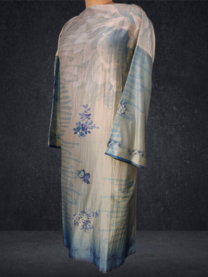 Semi Stitched Chanderi Casual Suitset VISHAL KAPUR