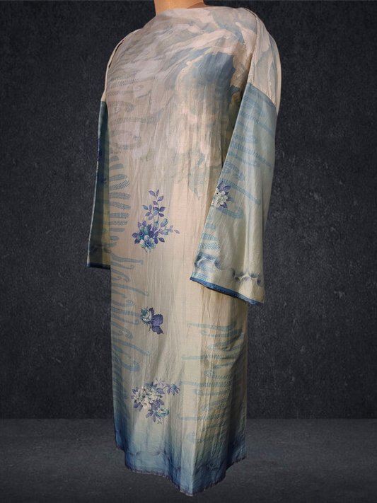Semi Stitched Chanderi Casual Suitset VISHAL KAPUR