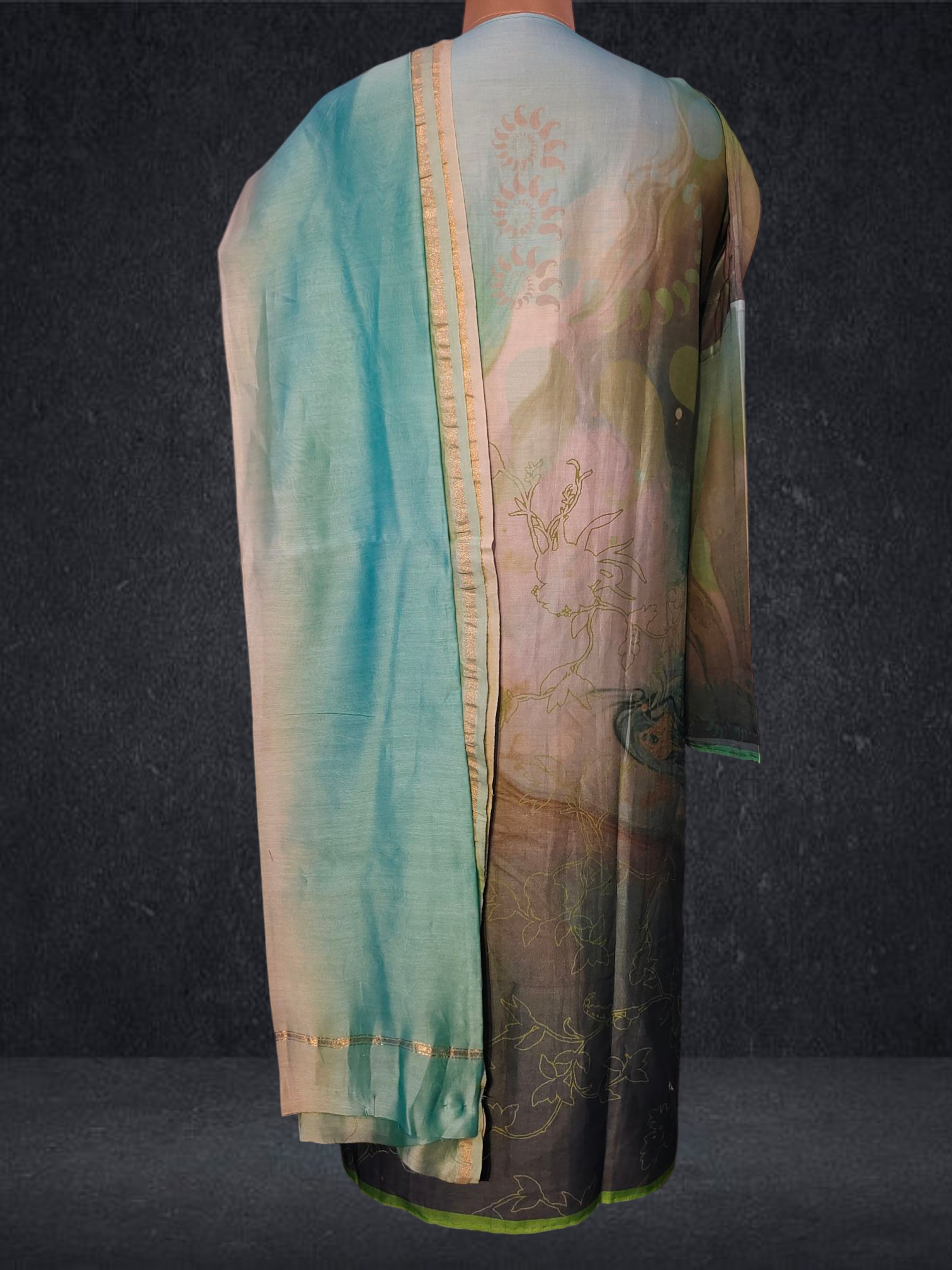 Semi Stitched Cotton Suitset VISHAL KAPUR