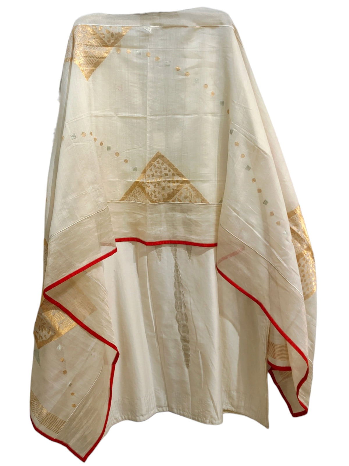 Semi Stitched Chanderi Formal Suitset