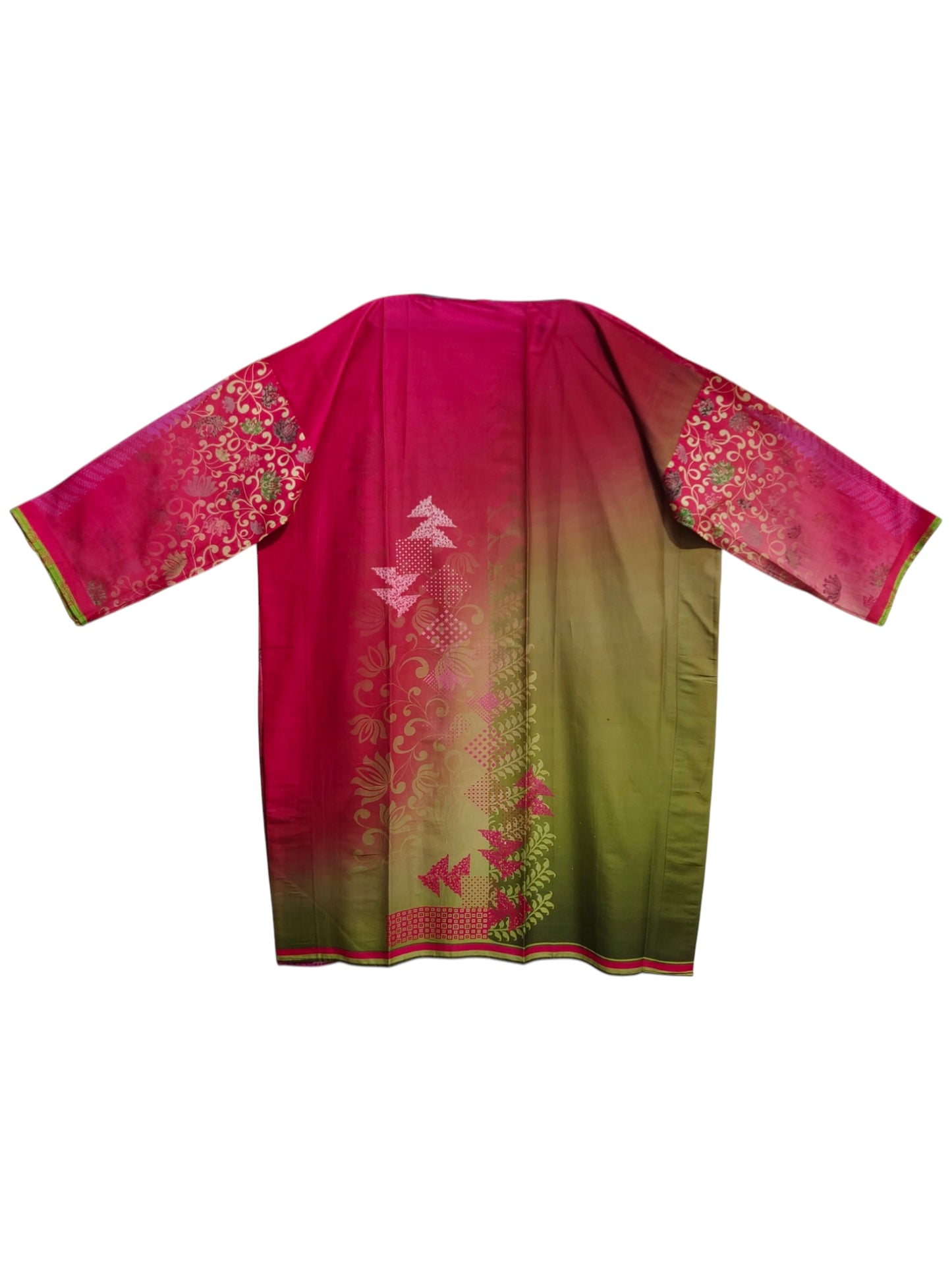 Semi Stitched Chanderi Casual Suitset