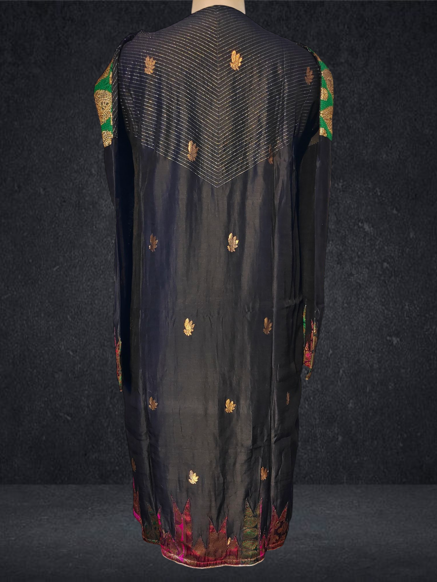 Semi Stitched Chanderi Kurta