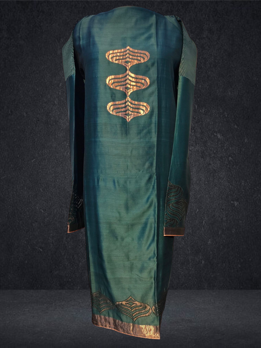 Semi Stitched Chanderi kurta VISHAL KAPUR