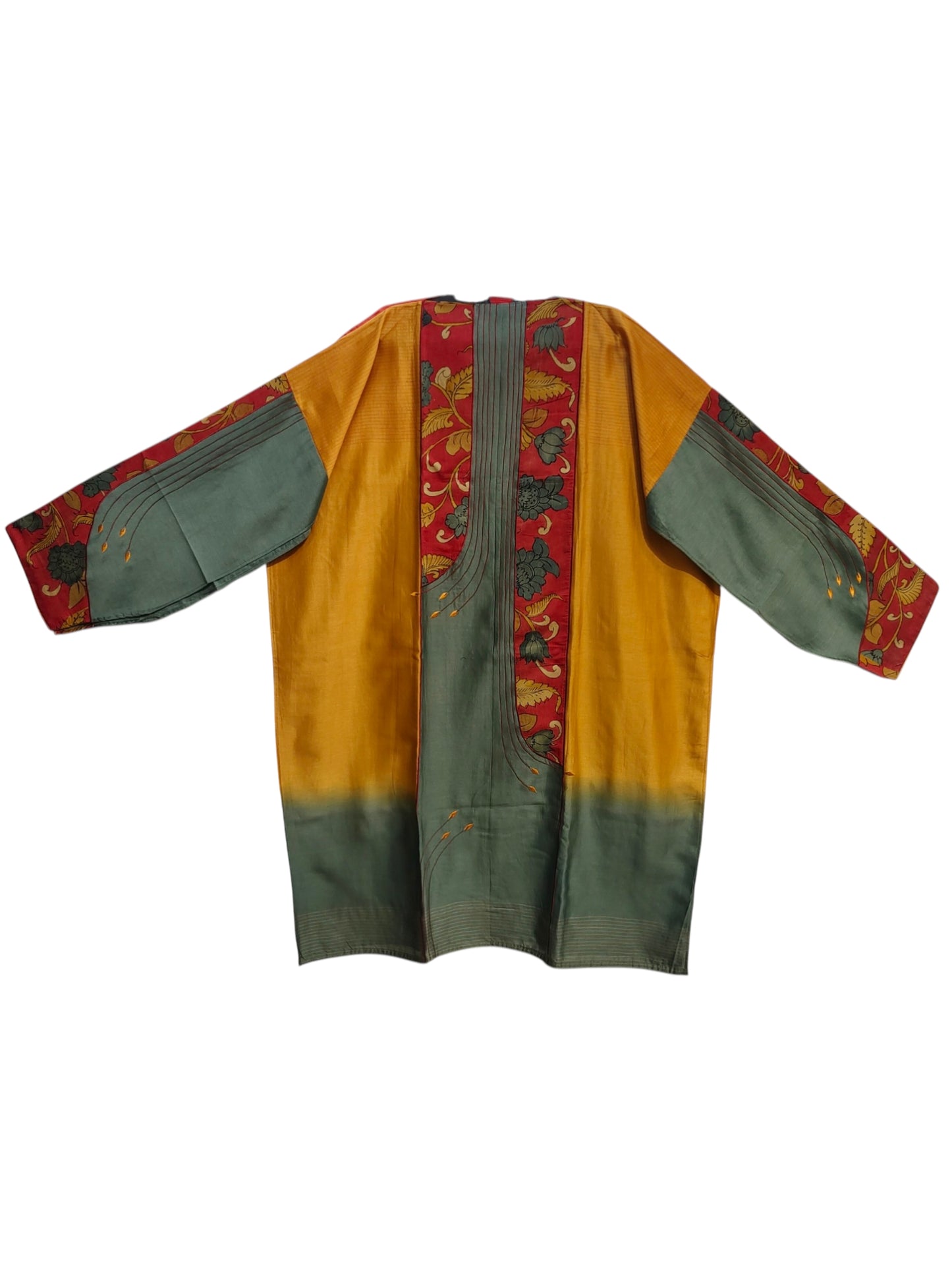 Semi Stitched Chanderi Formal Suitset