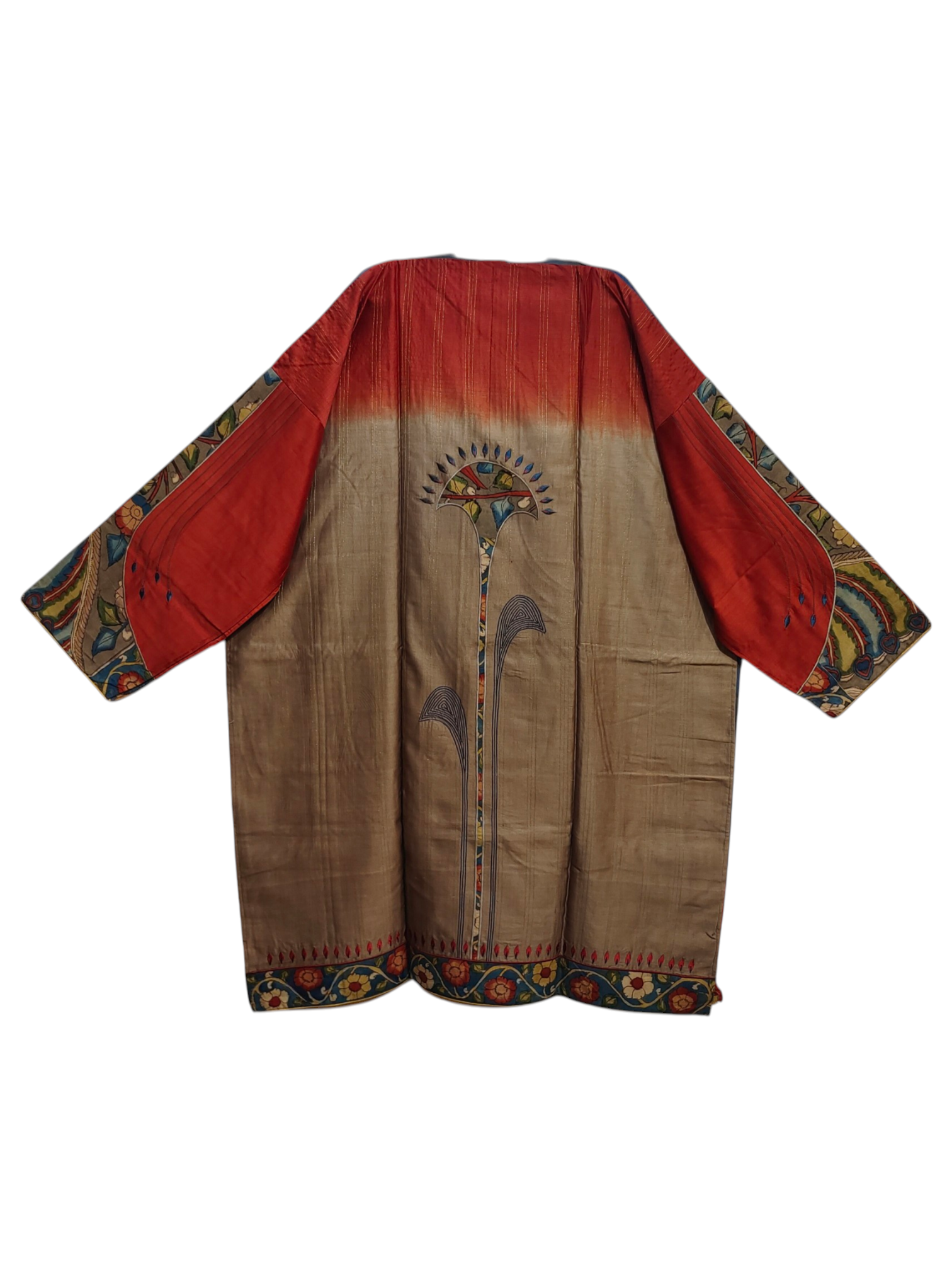 Semi Stitched Chanderi Formal Kurta VISHAL KAPUR