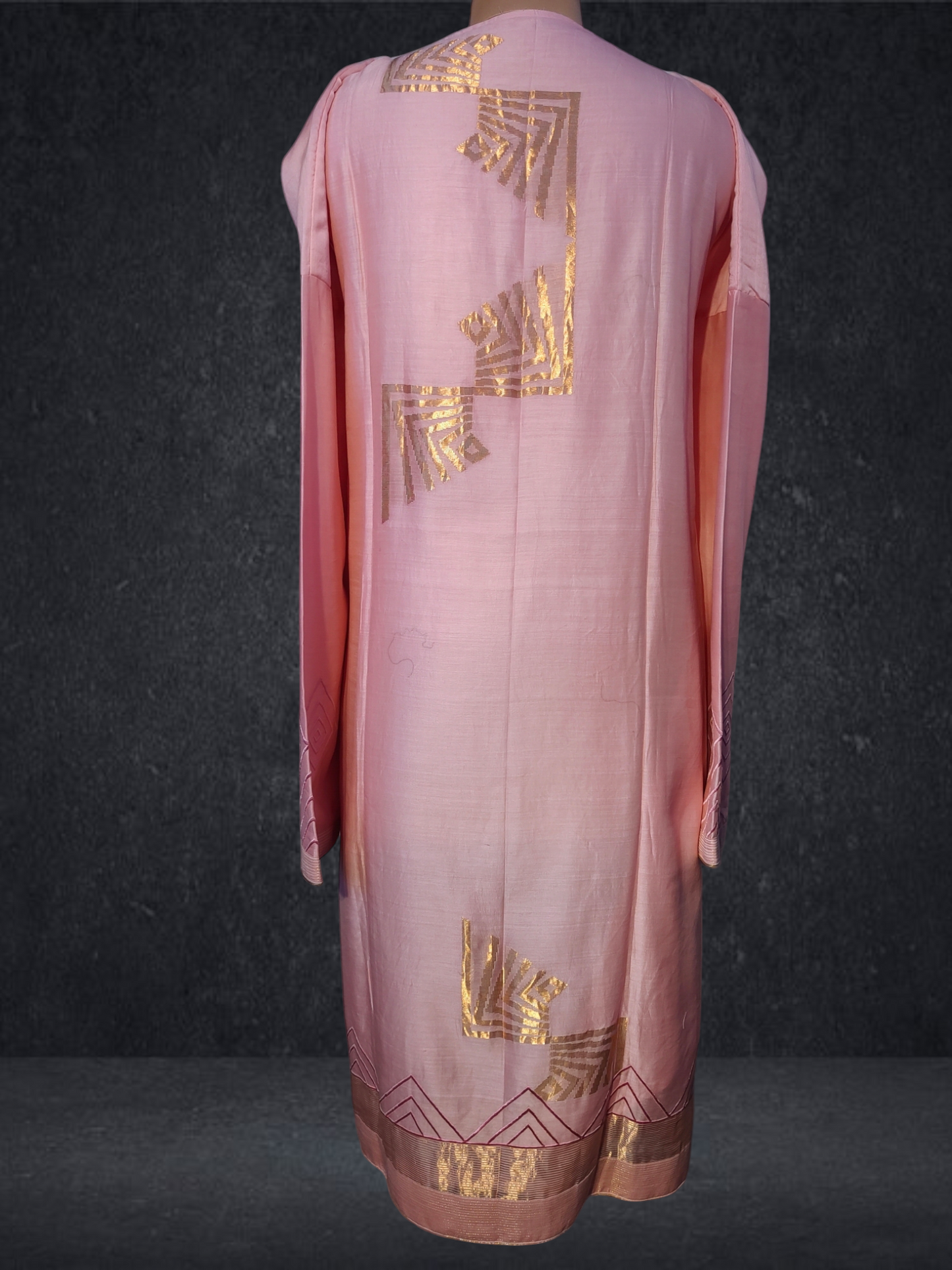 Semi Stitched Chanderi kurta