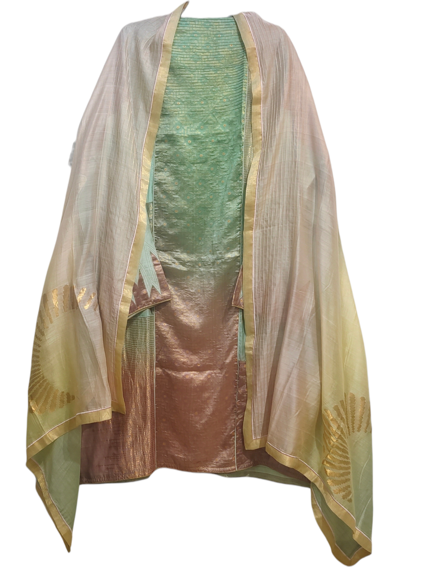 Semi Stitched Formal Chanderi Suitset