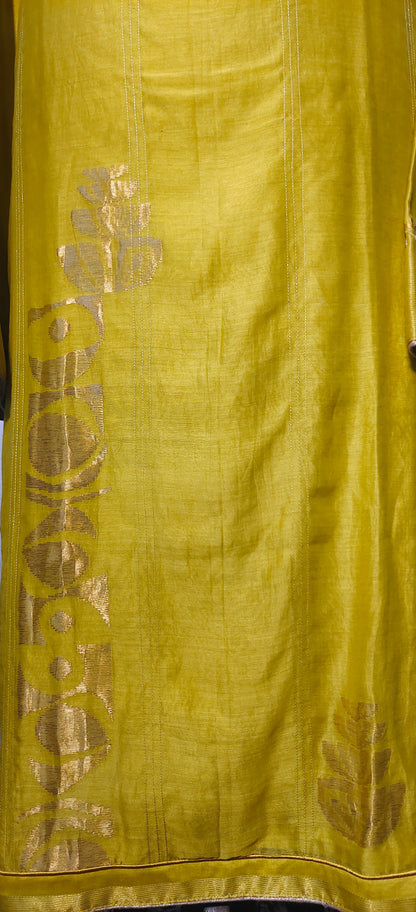 Semi Stitched Formal chanderi Suitset VISHAL KAPUR