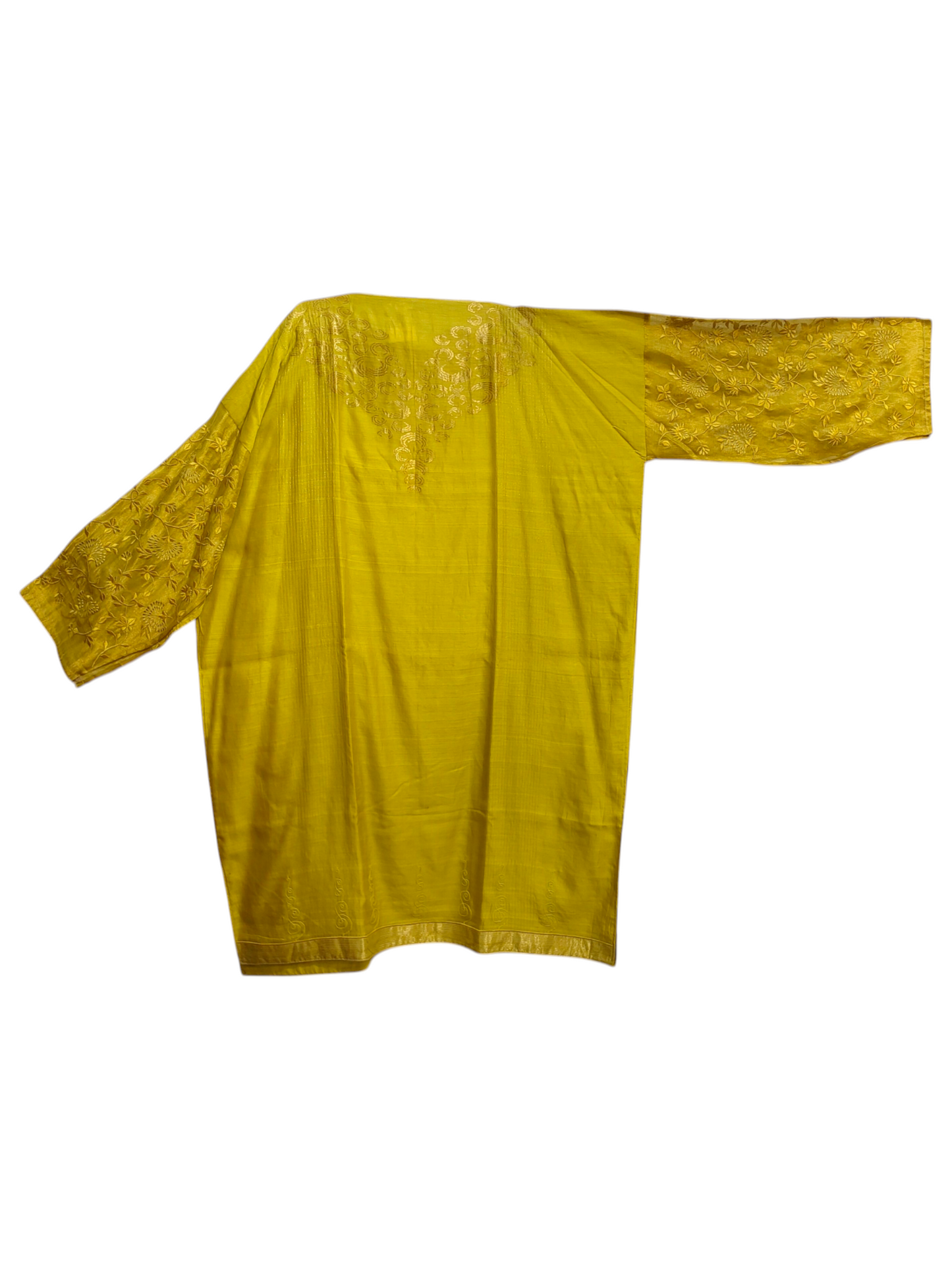 Semi Stitched Chanderi Formal Suitset