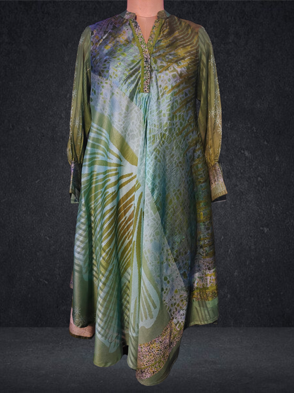 Stitched Chanderi dress