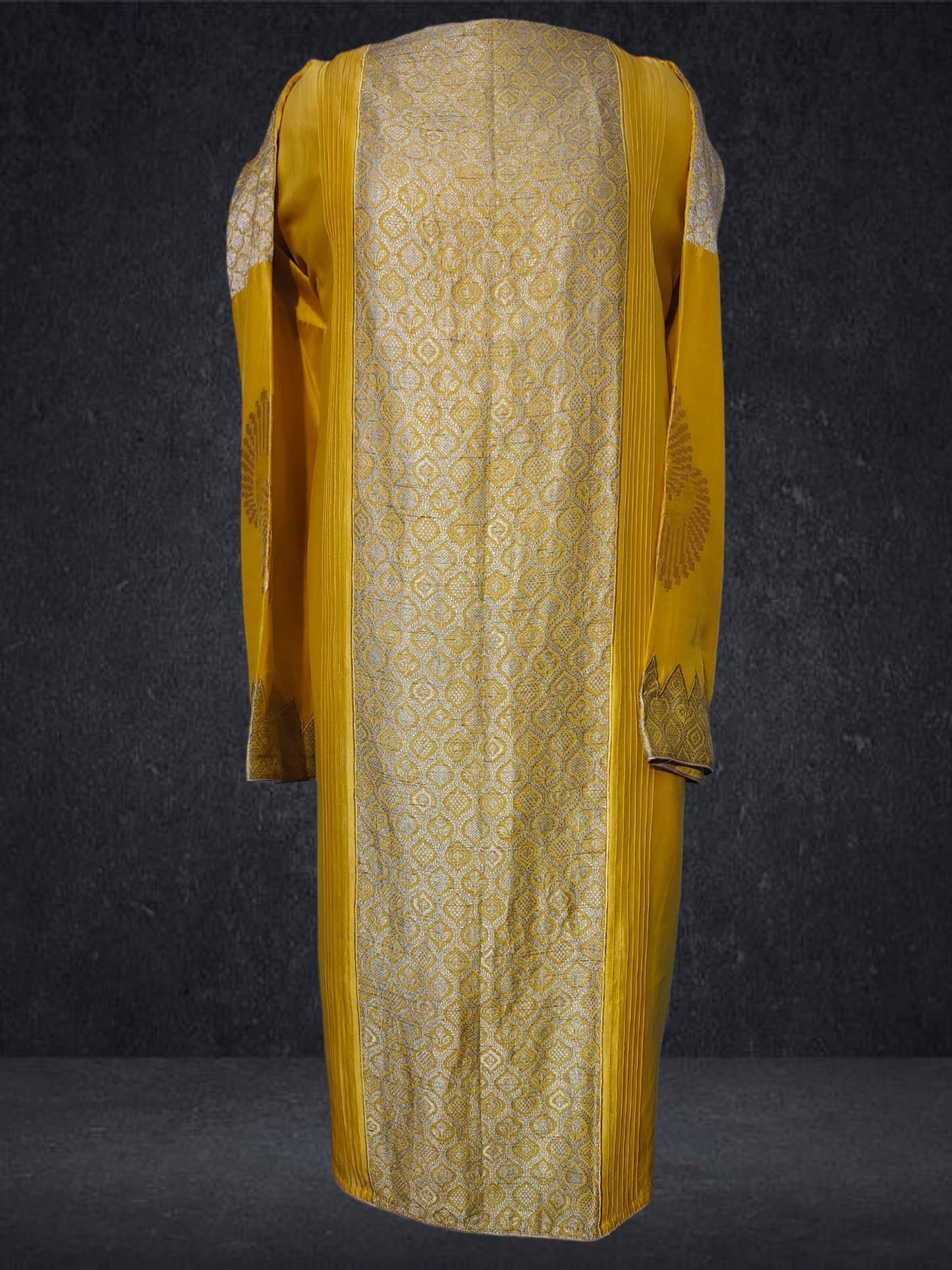 Semi Stitched Formal chanderi Kurta