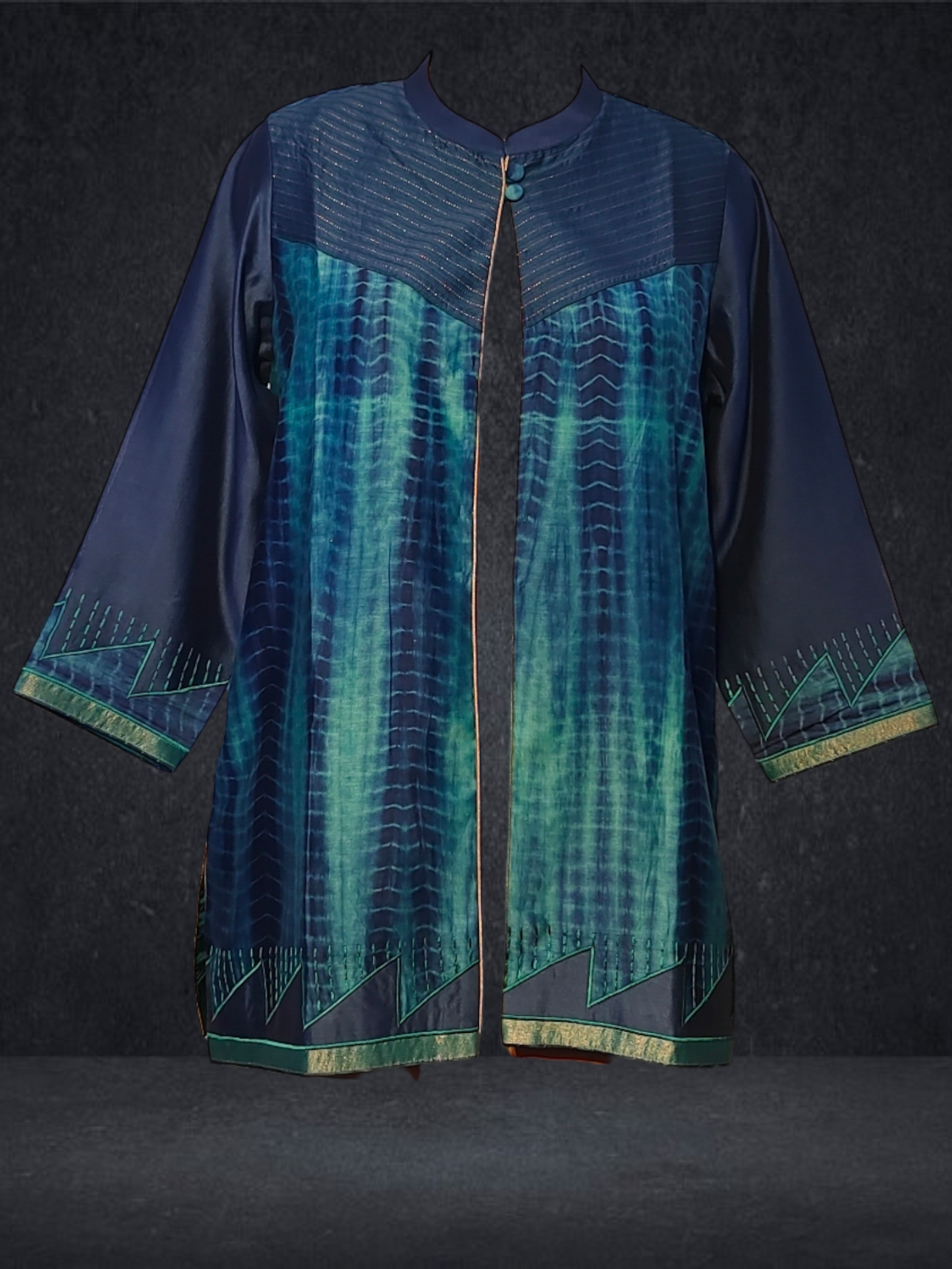 Formal Shibori Short Jacket