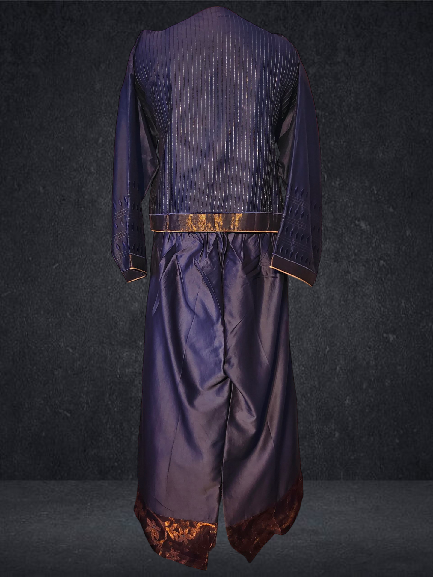 Stitched Chanderi Long Dress