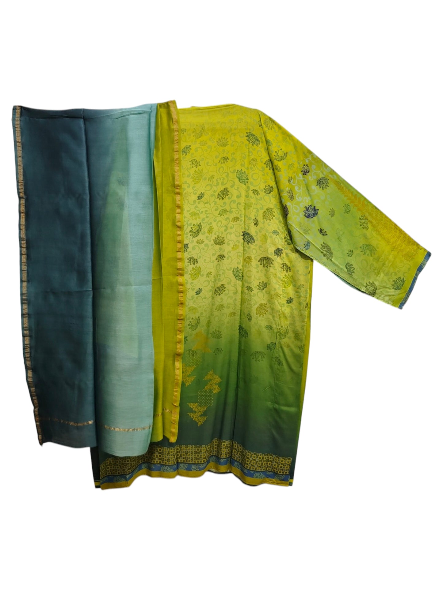 Semi Stitched Cotton Casual Suitset